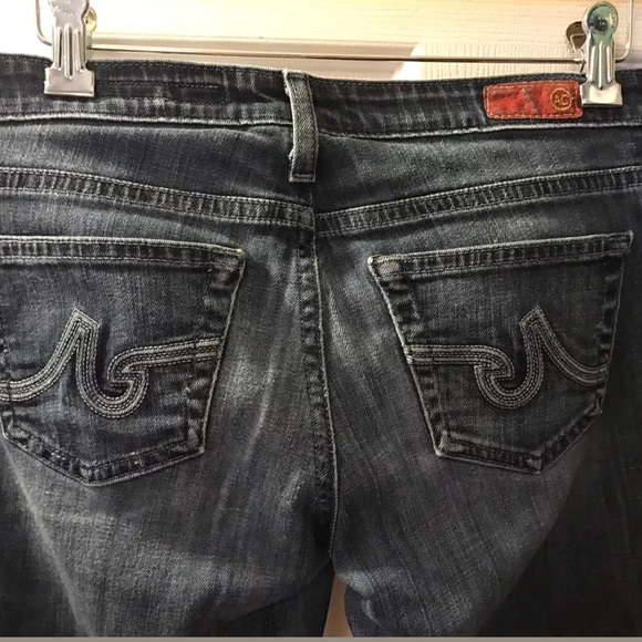AG Adriano Goldschmied The Bell Bottom Jeans Flare Denim Low Rise Flattering - Picture 7 of 11